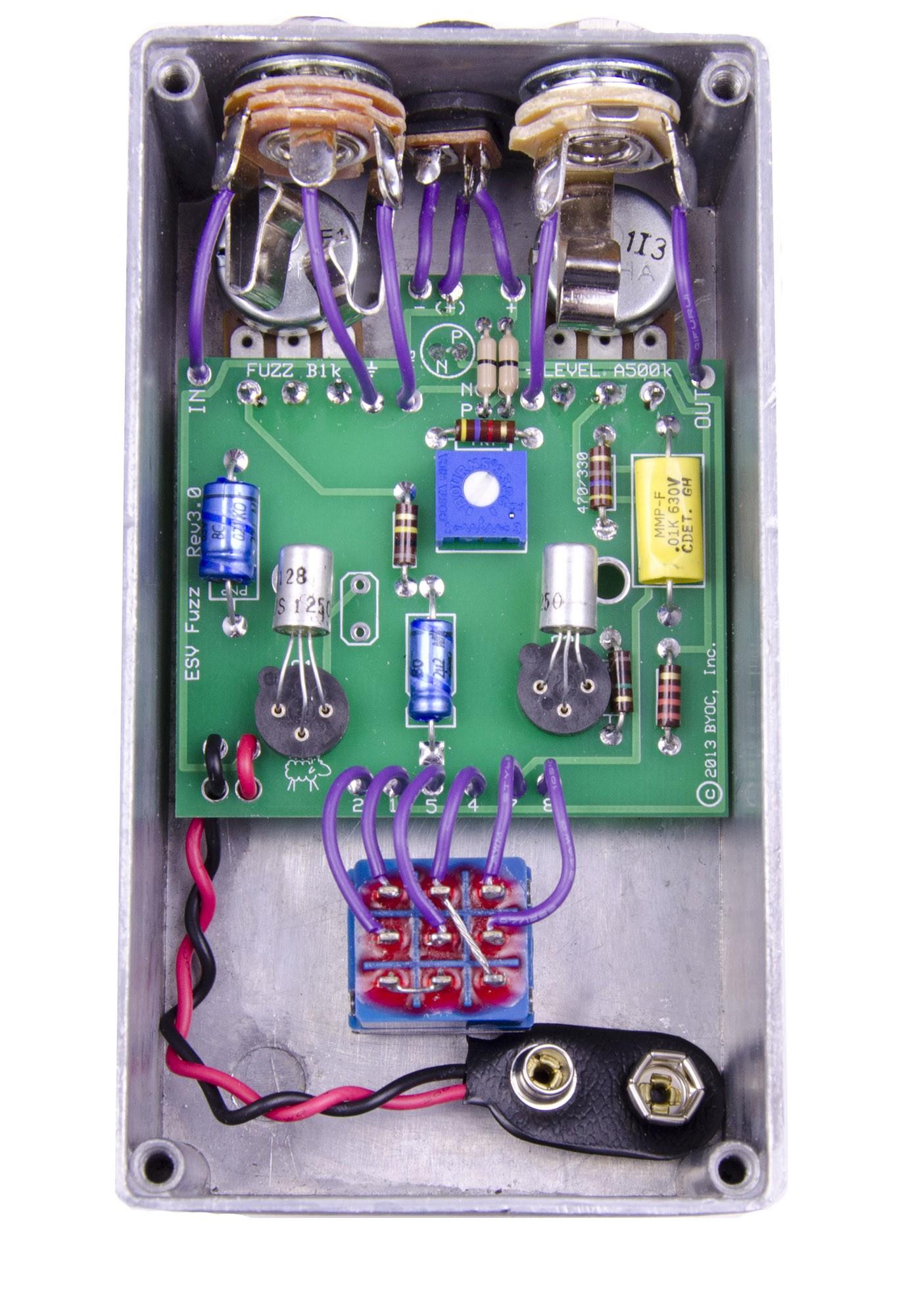 B.Y.O.C. E.S.V. Fuzz (Germanium PNP Version AC128) Kit | Axe