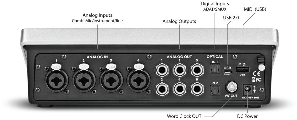 Apogee Quartet (12 IN x 8 OUT USB Audio Interface for Mac and PC