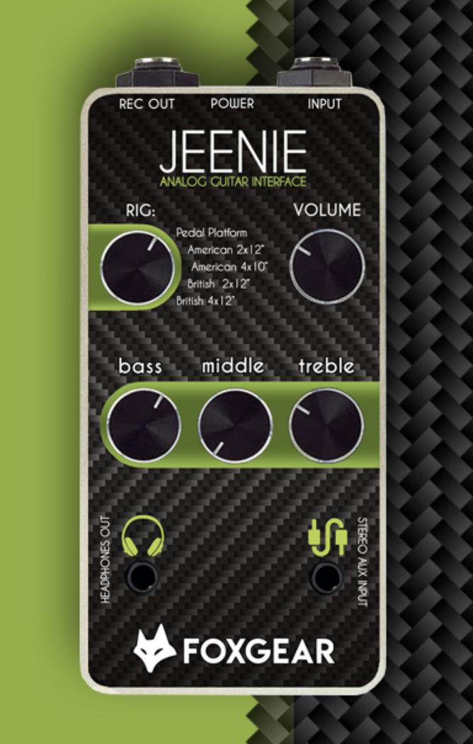 Foxgear JEENIE Analog Guitar Interface | Axe... And You Shall Receive