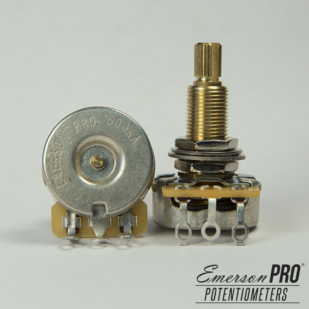 Emerson PRO CTS - 500K Long (3/4") Split Shaft Potentiometer