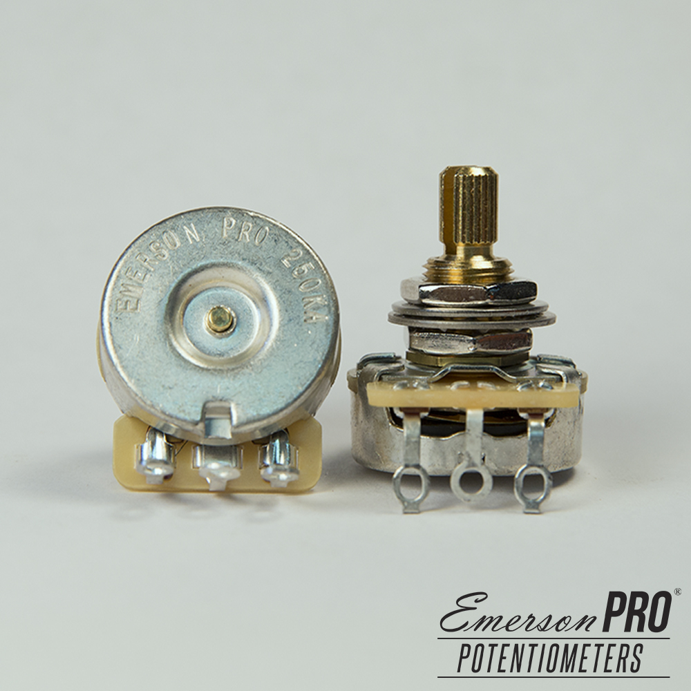 Emerson PRO CTS - 250K Short (3/8") Split Shaft Potentiometer