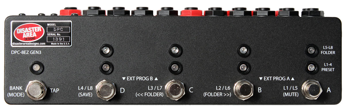 Disaster Area DPC-8EZ Gen3 Programmable Bypass Switcher with MIDI