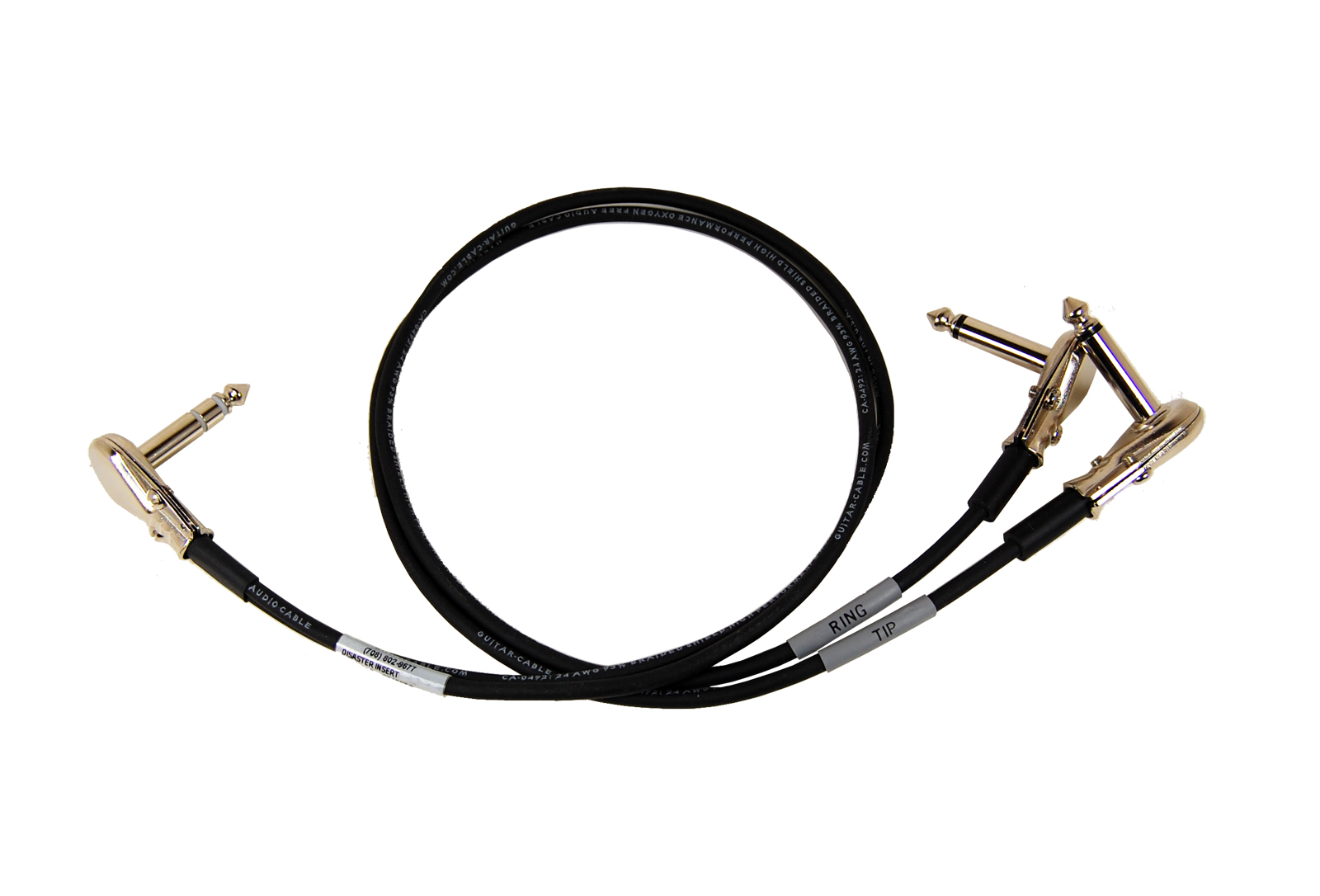Disaster Area Right-Angle TRS Insert Cable