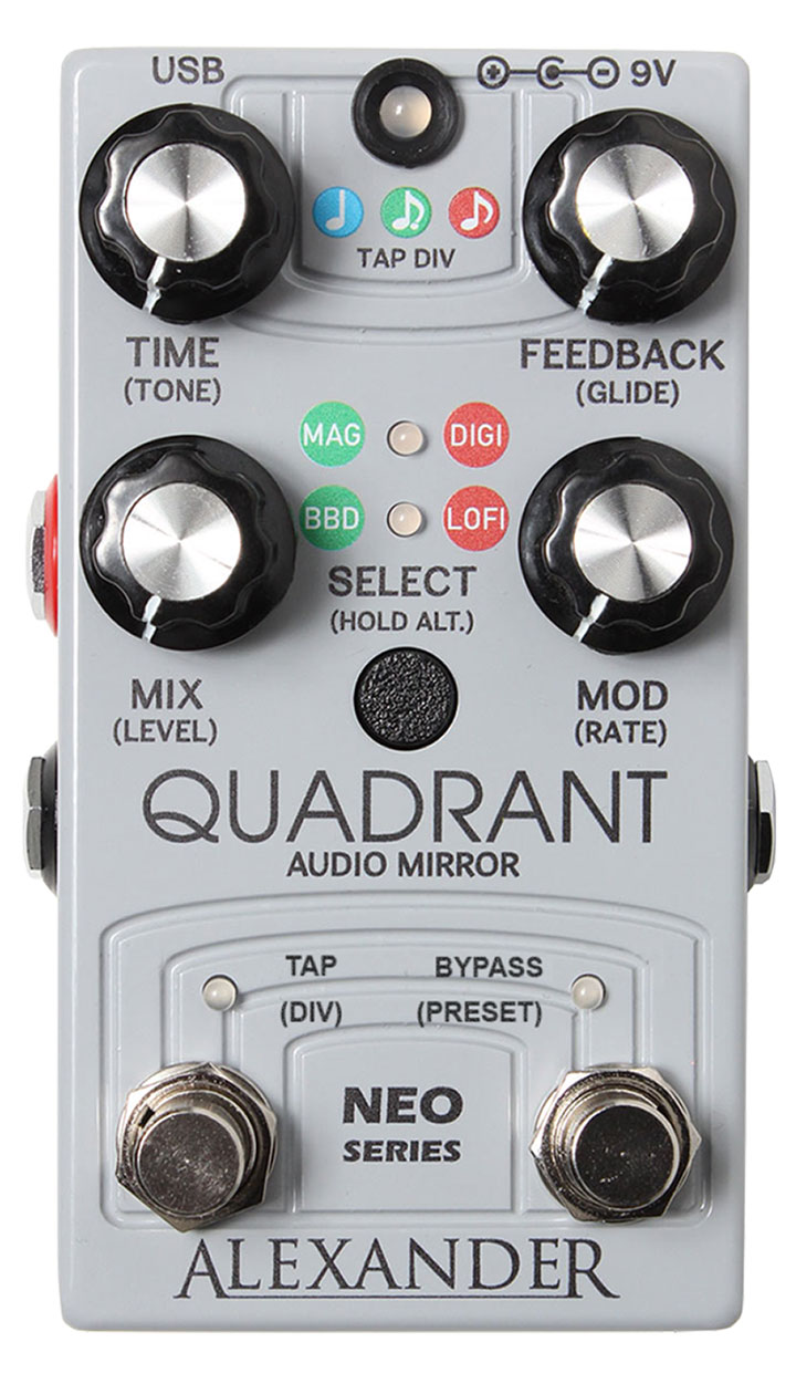 Alexander Pedals Quadrant Audio Mirror