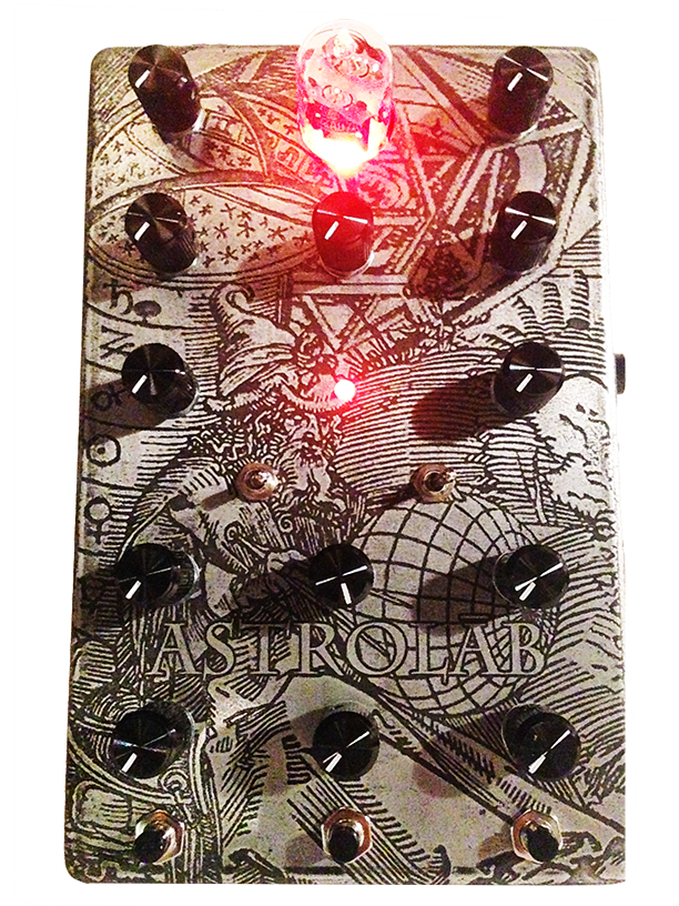 Triode Pedals Astrolāb Drone Synthesizer with Tube filter