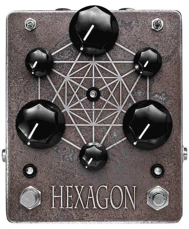 Triode Pedals HEXAGON Tap Tempo Delay