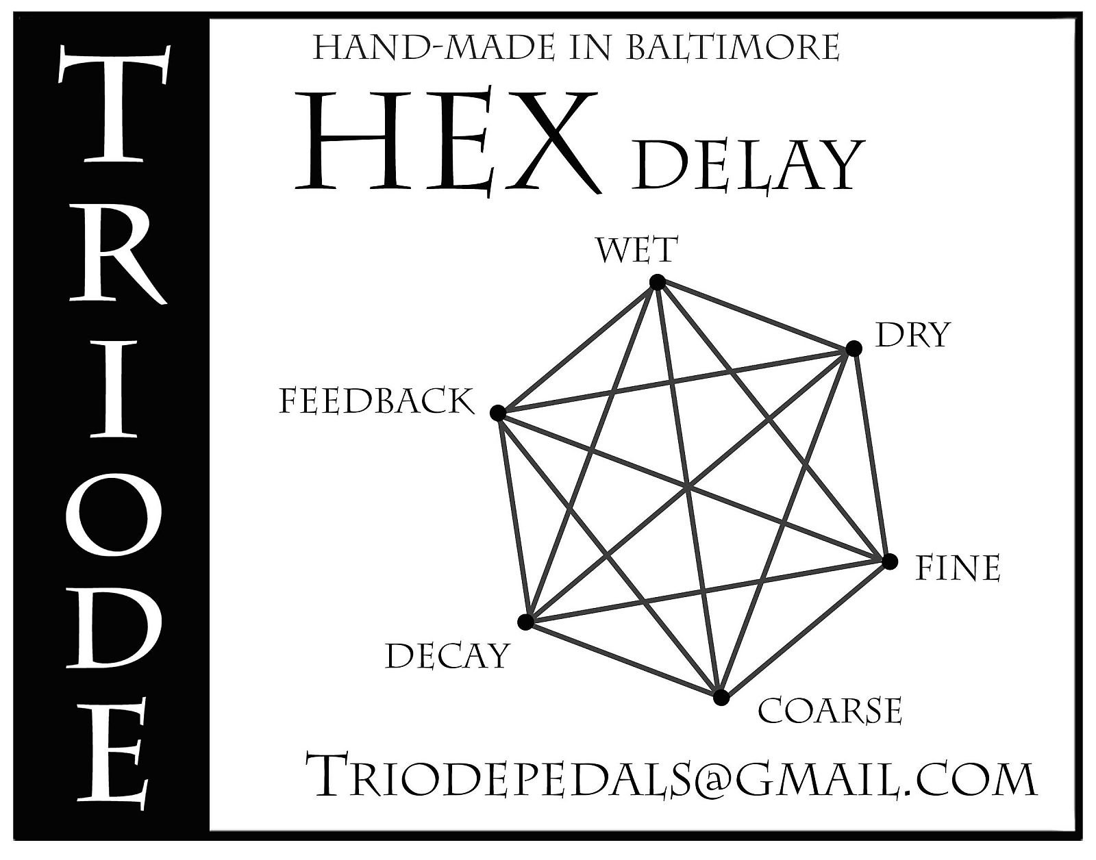 Triode Pedals HEX delay