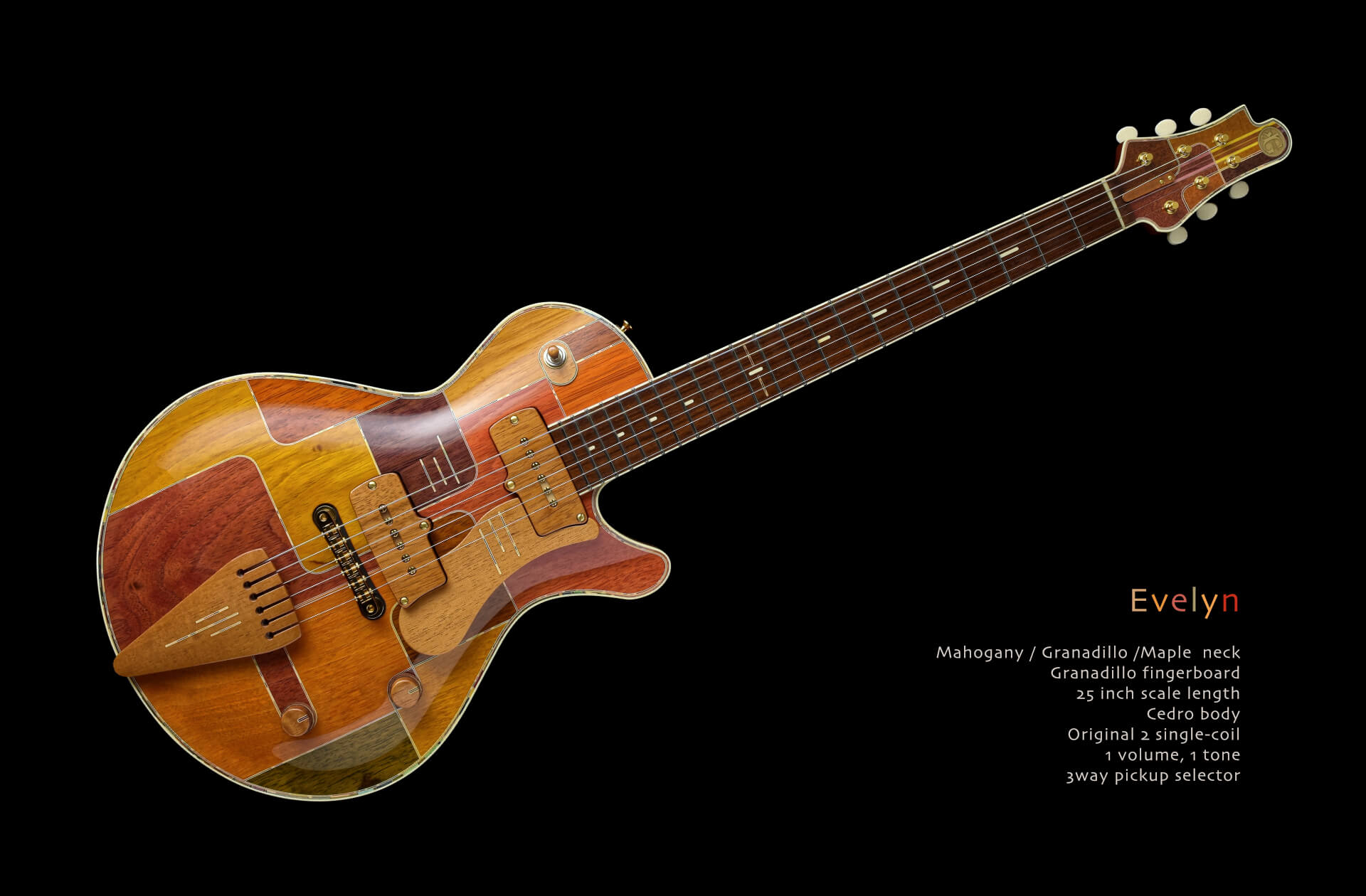Jersey Girl Homemade Guitars Audrey-Evelyn
