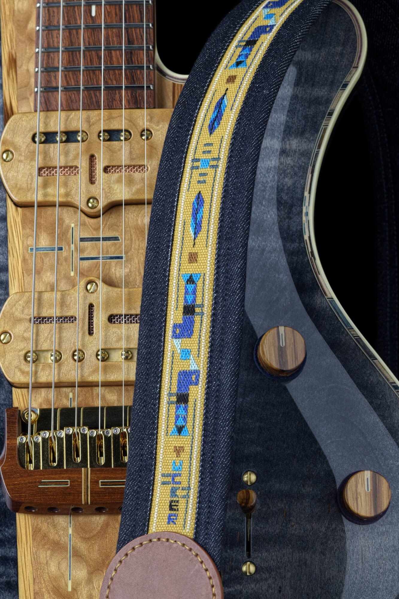 Jersey Girl Homemade Guitars GAUCHE-Tucker the Crow