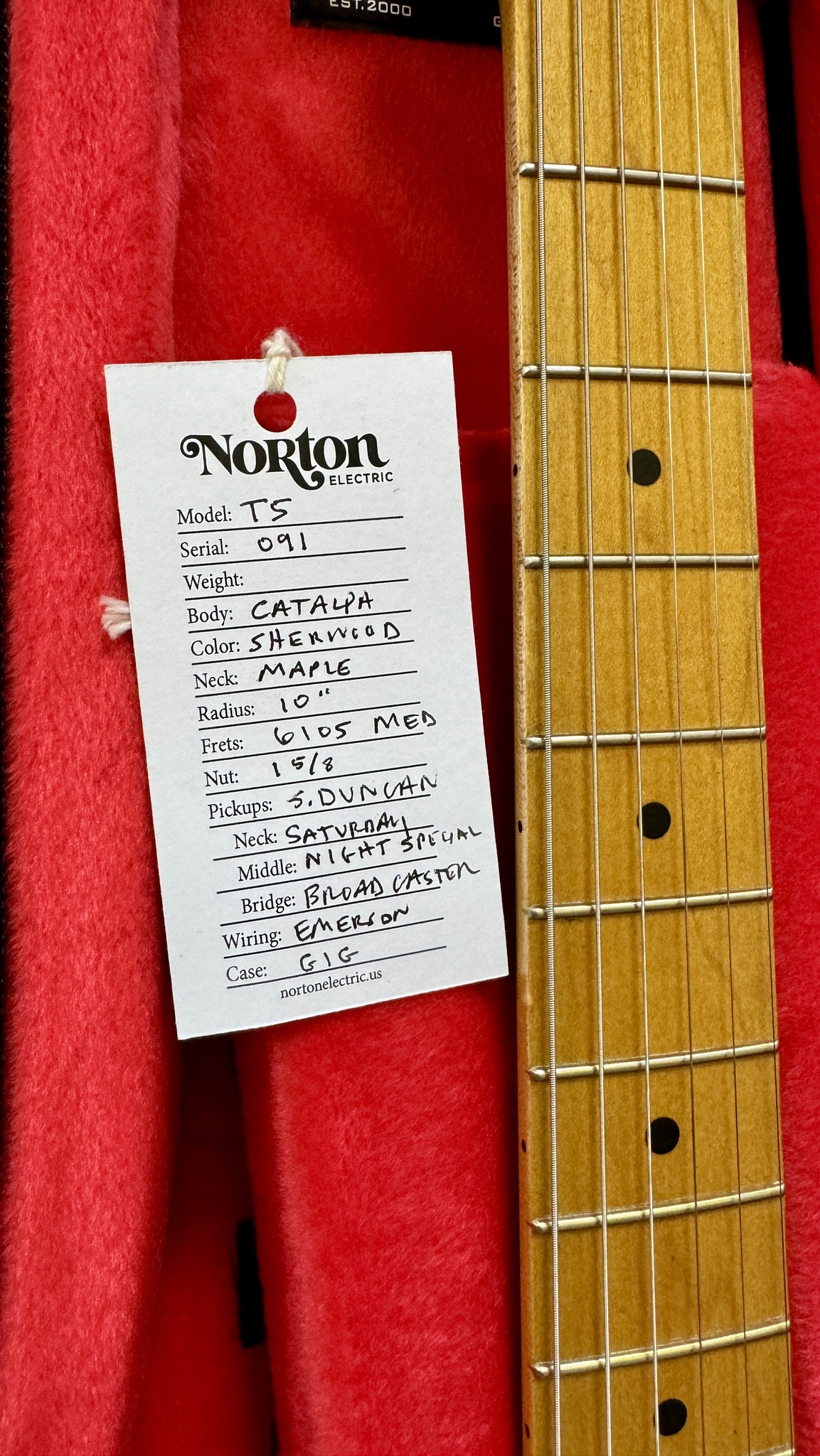 Norton Electric T5 Custom Telecaster