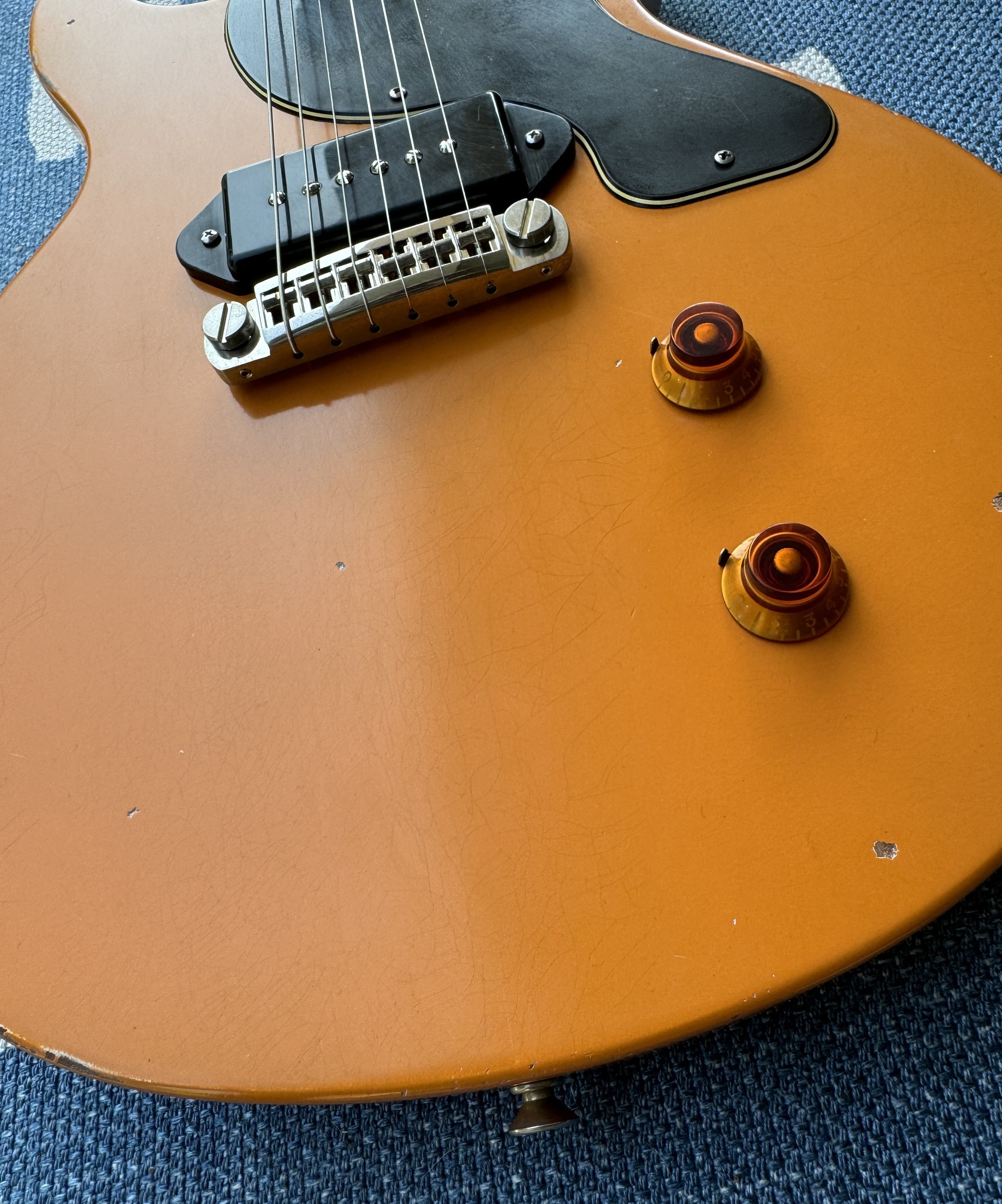 Norton Electric DC9 Les Paul Jr. - Capri Orange