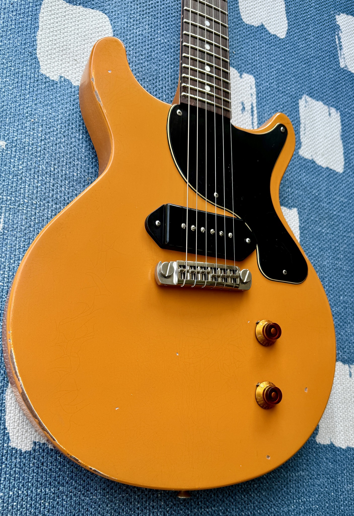 Norton Electric DC9 Les Paul Jr. - Capri Orange