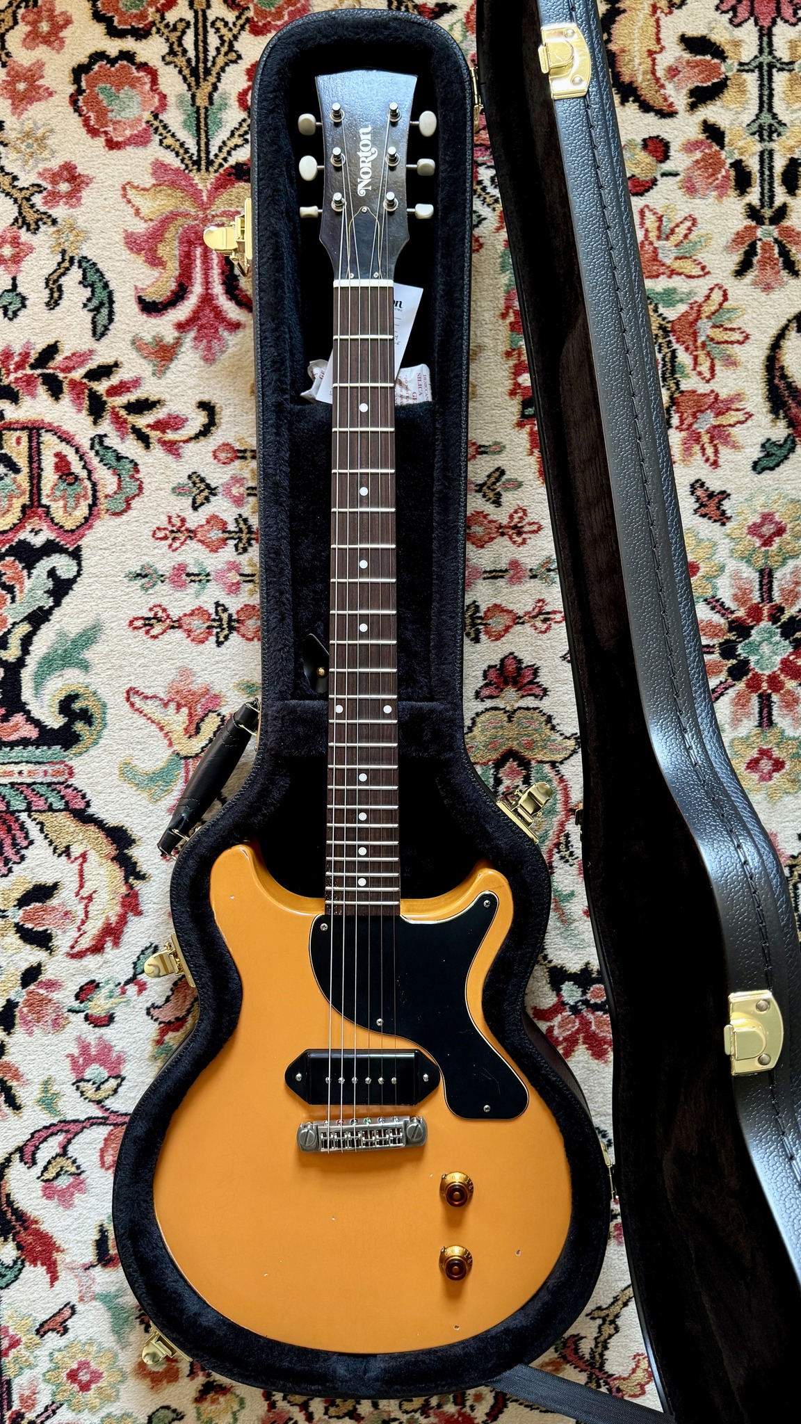 Norton Electric DC9 Les Paul Jr. - Capri Orange