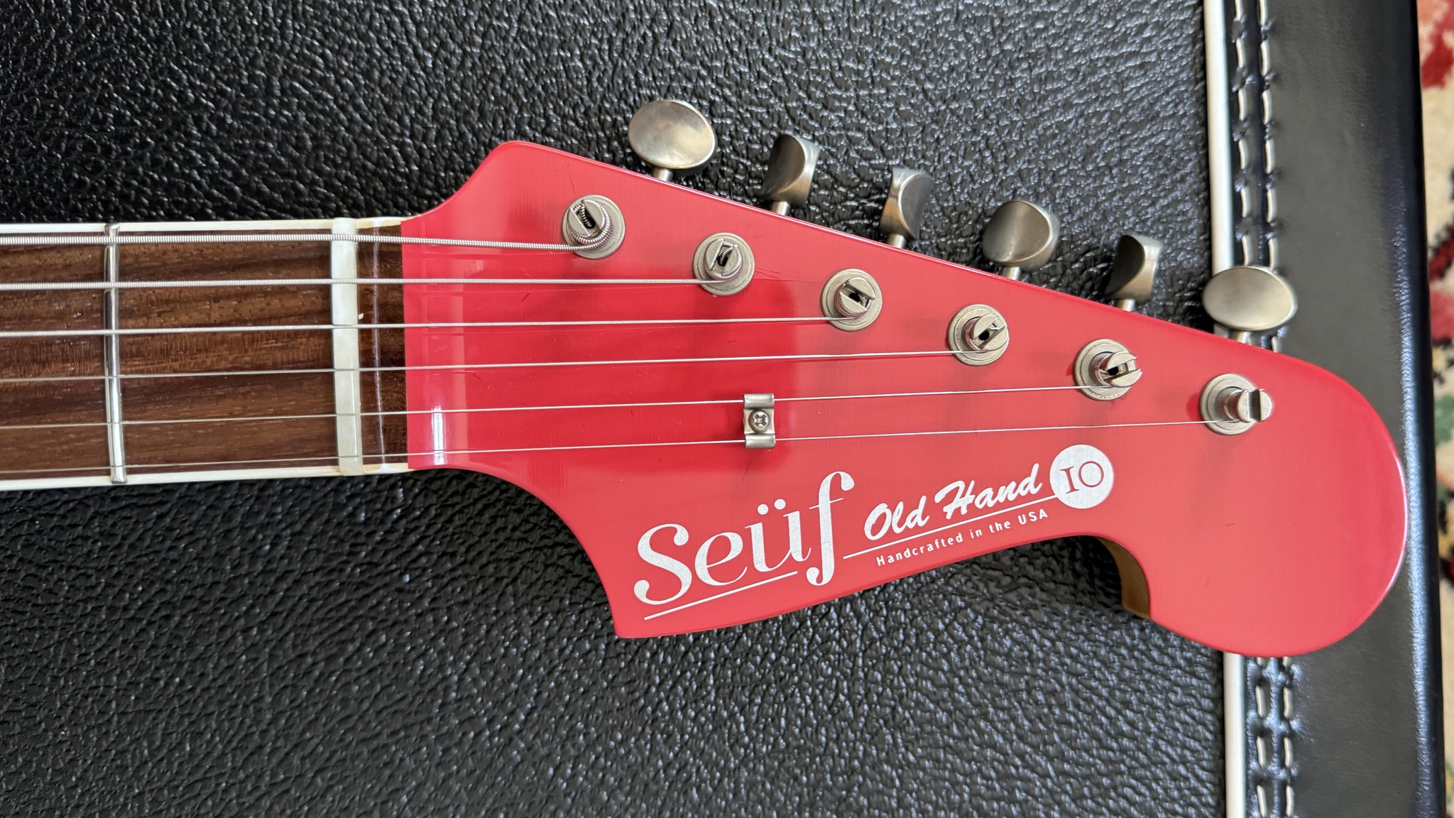 Seüf Guitars Old Hand 10 (OH-10) Offset Style - Fiesta Red