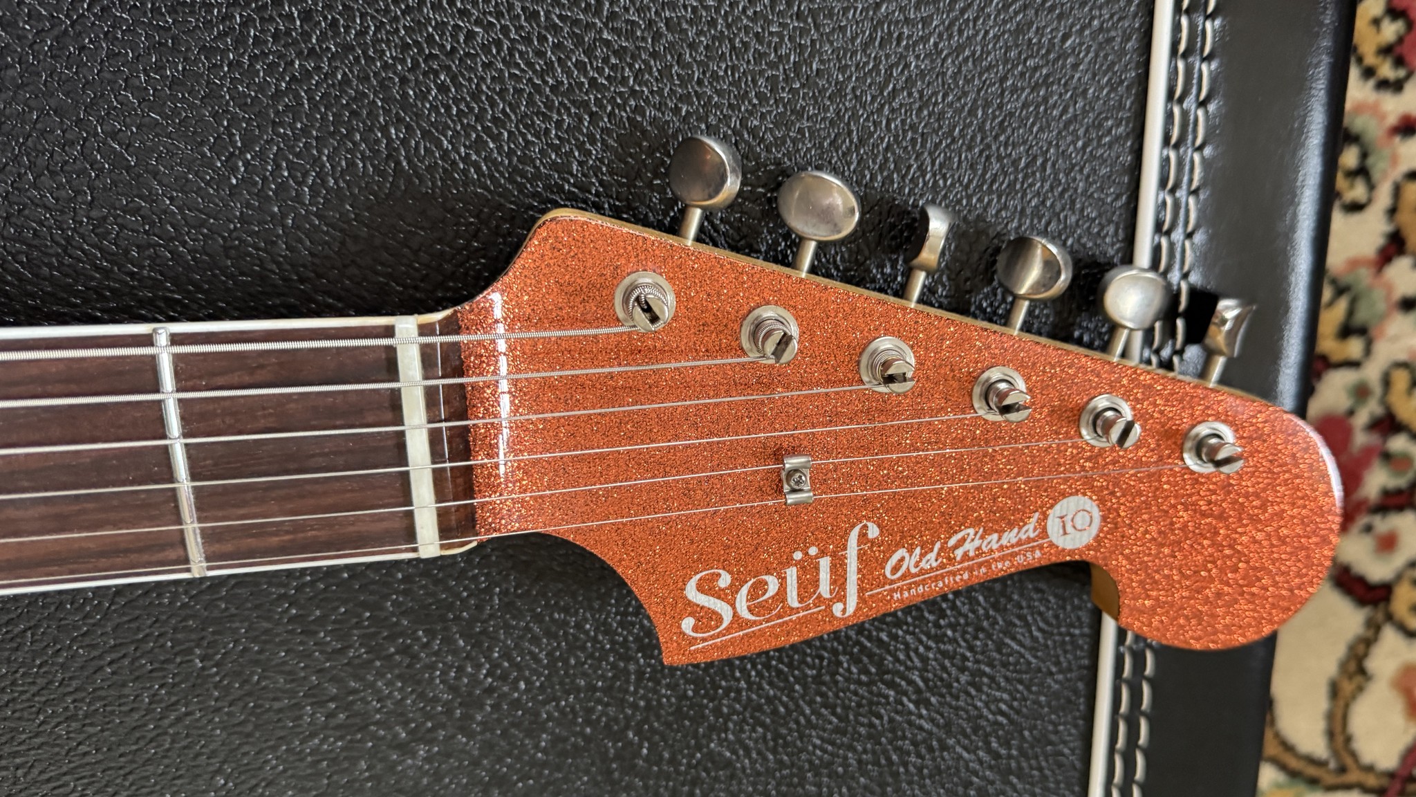 Seüf Guitars Old Hand 10 (OH-10) Offset Style - T'Angelo Sparkle