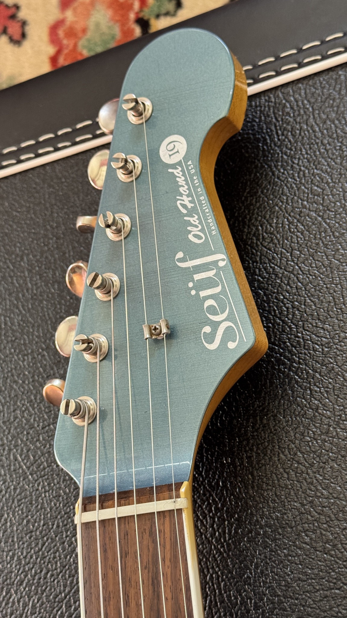 Seüf Guitars Old Hand 19 (OH-19) Strat Style - Aged Pelham Blue