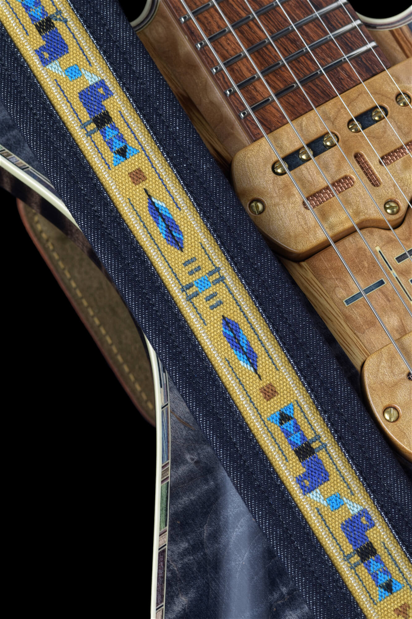 Jersey Girl Homemade Guitars GAUCHE-Tucker the Crow