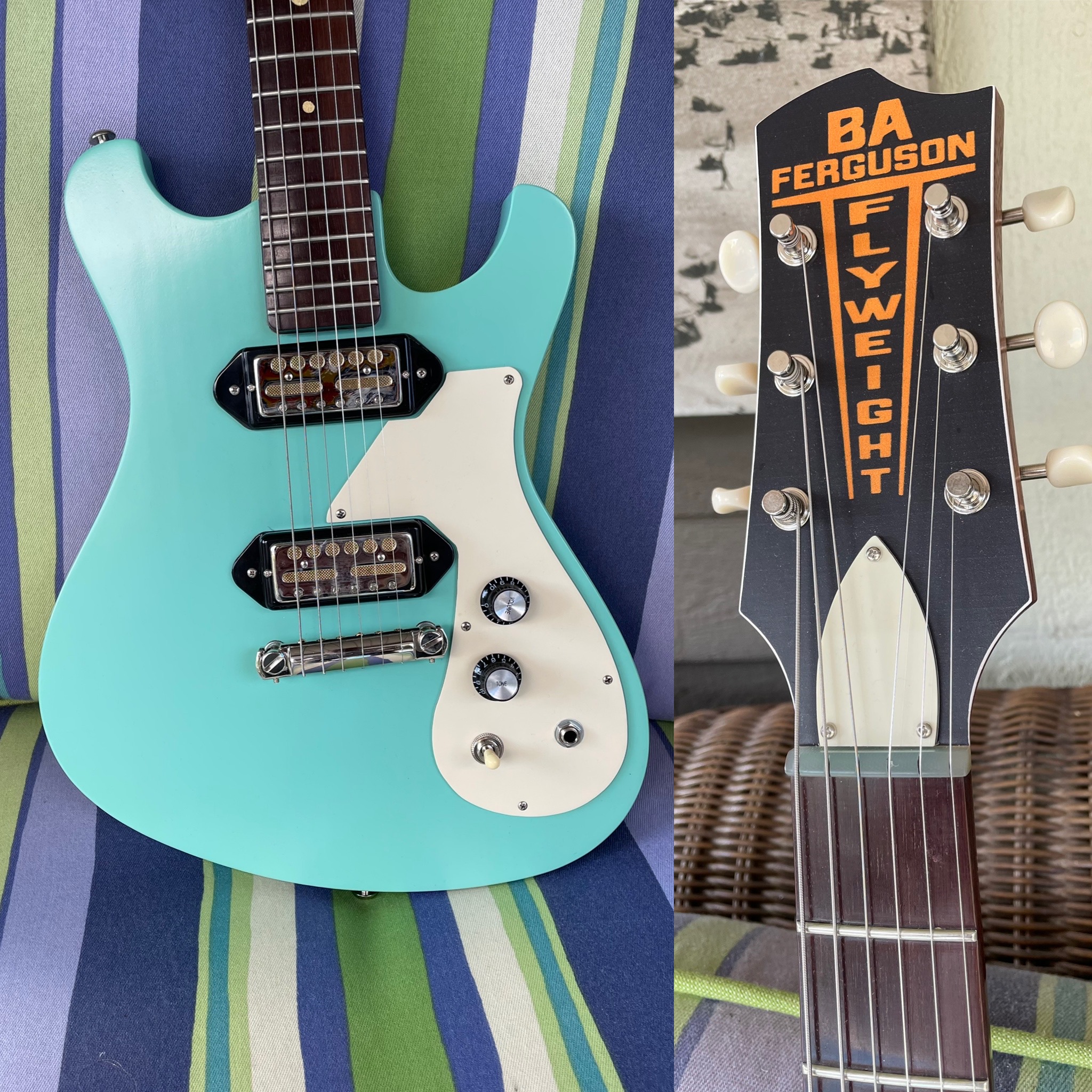 B.A. Ferguson Guitars Shirley (Dual gear Goldfoil Flyweight)