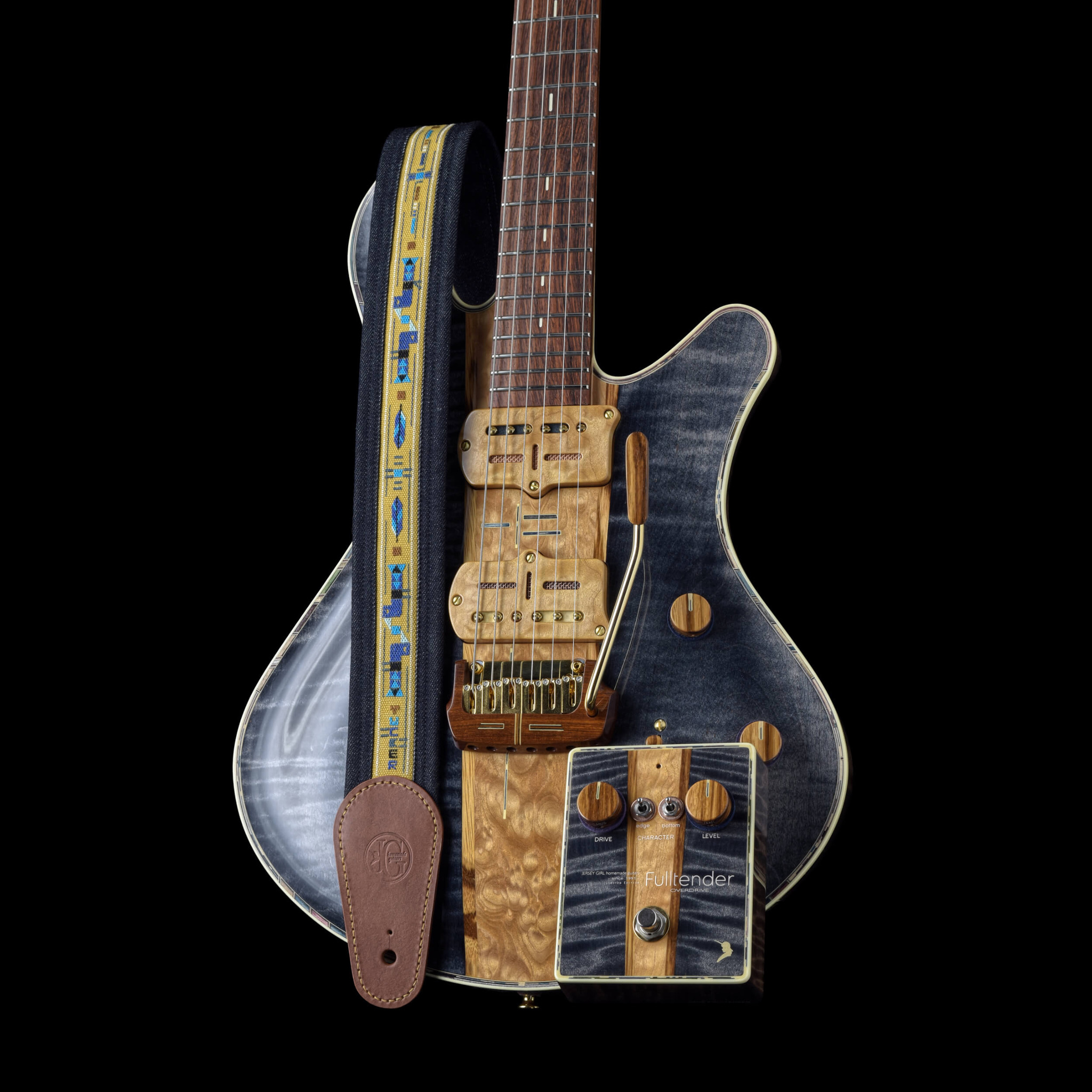 Jersey Girl Homemade Guitars GAUCHE-Tucker the Crow