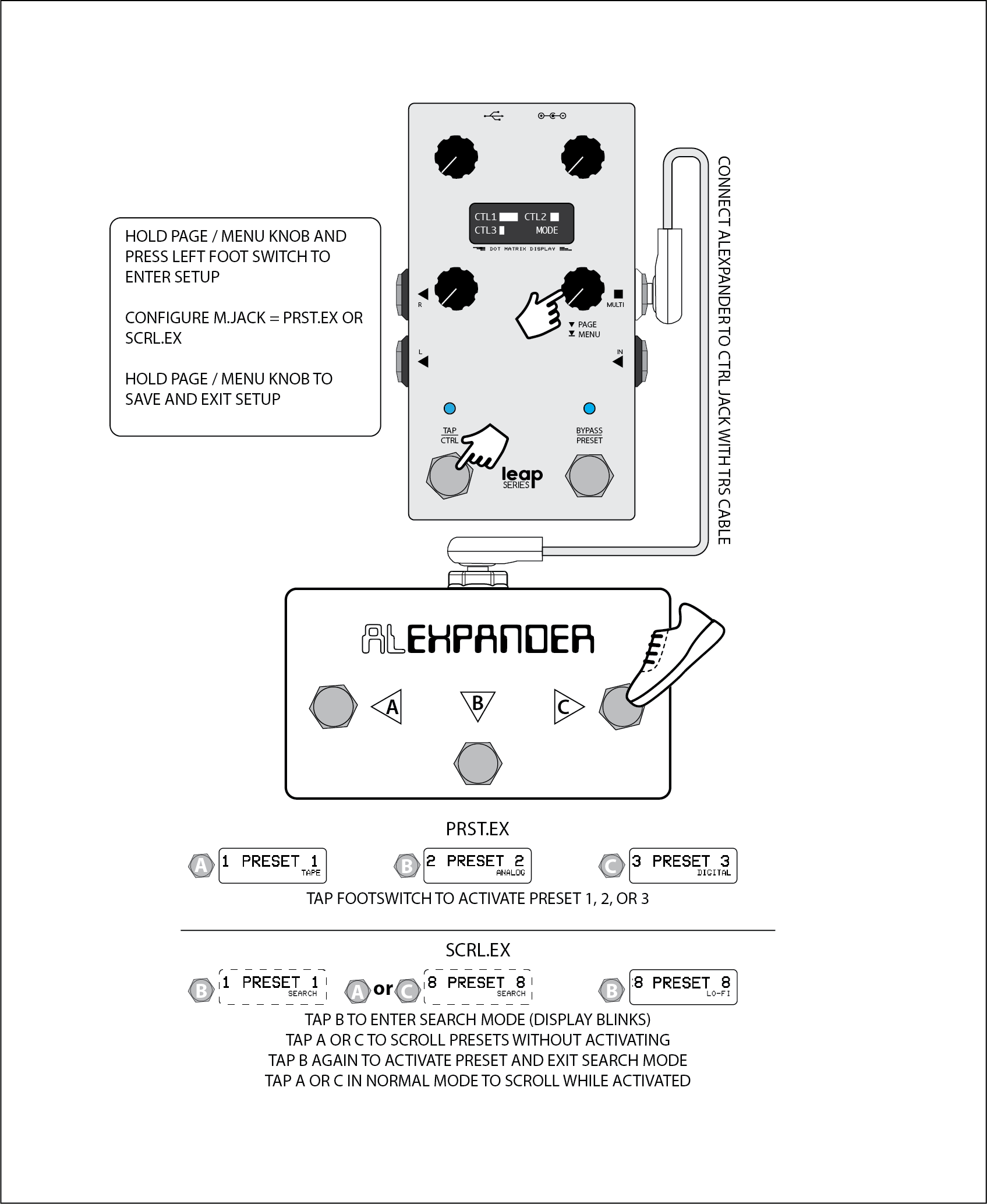 Alexander Pedals AlExpander Remote Foot Controller