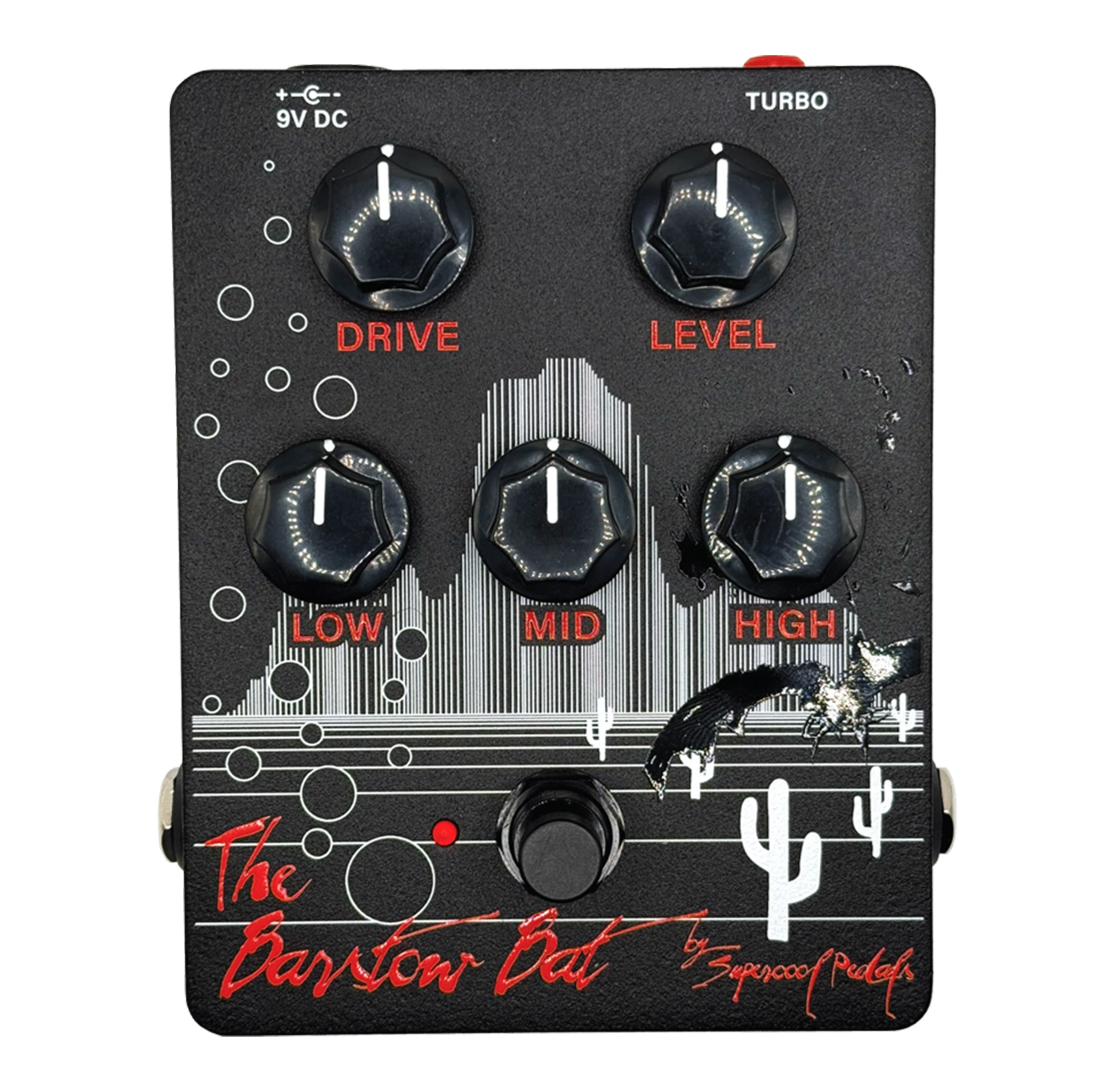 SuperCool Pedals The Barstow Bat - limited edition BLACK