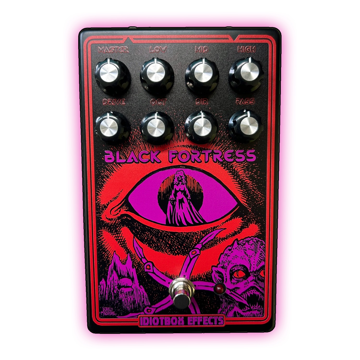 Idiotbox Effects Black Fortress Bass Distortion