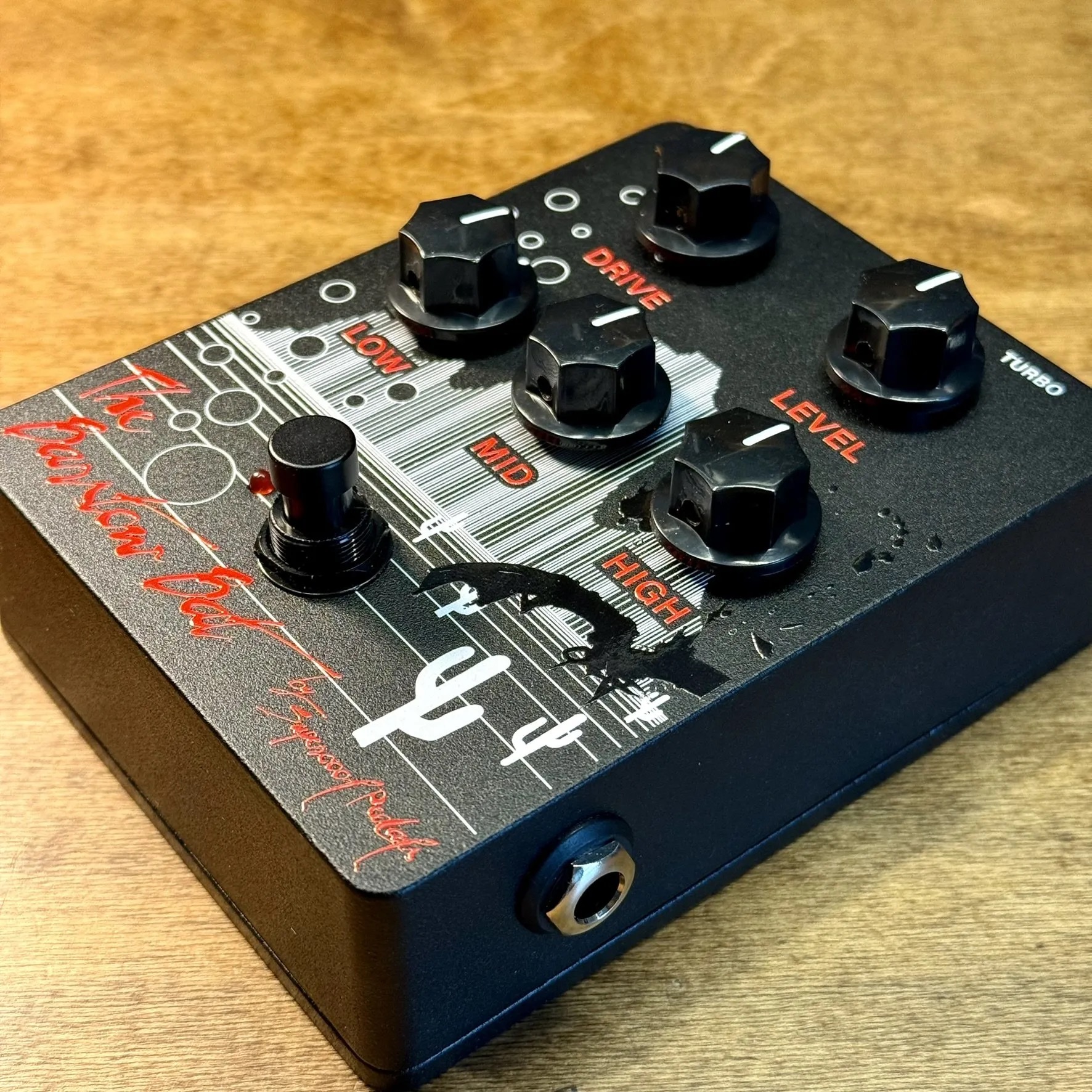 SuperCool Pedals The Barstow Bat - limited edition BLACK