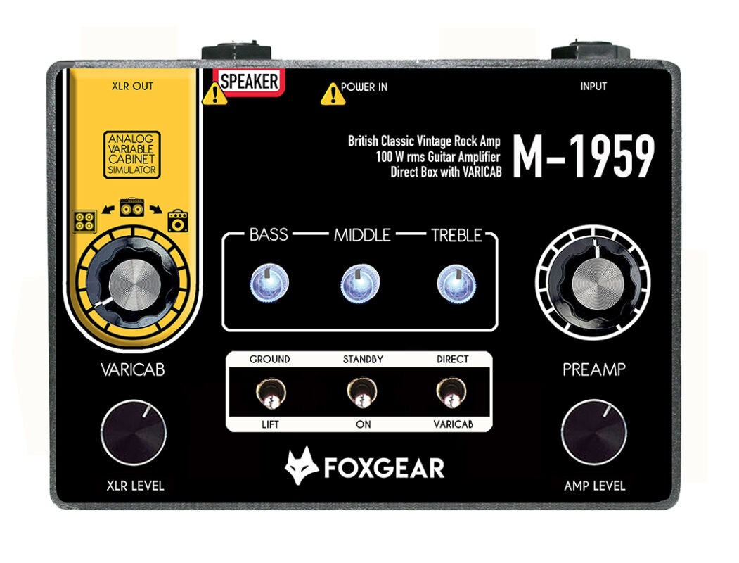 Foxgear M-1959 100W Classic British Rock Guitar amplifier