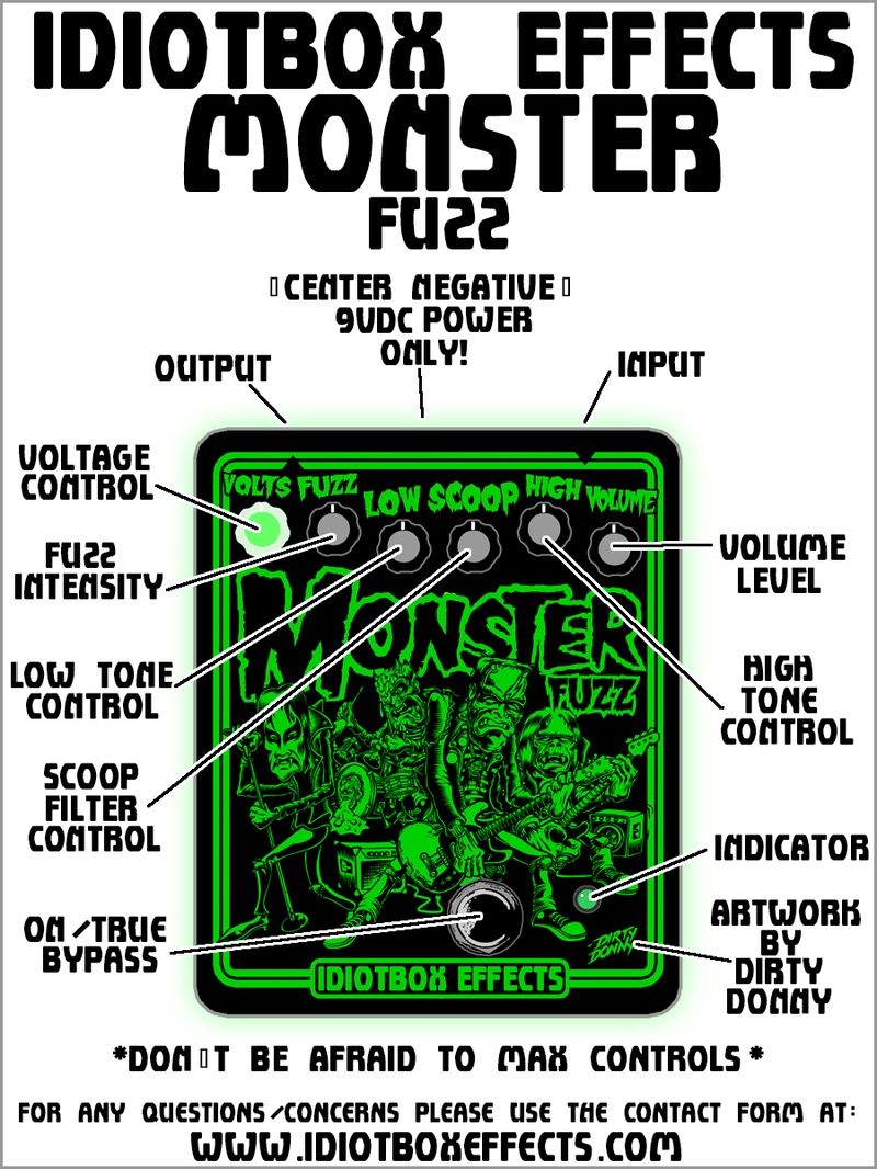 Idiotbox Effects Monster Fuzz