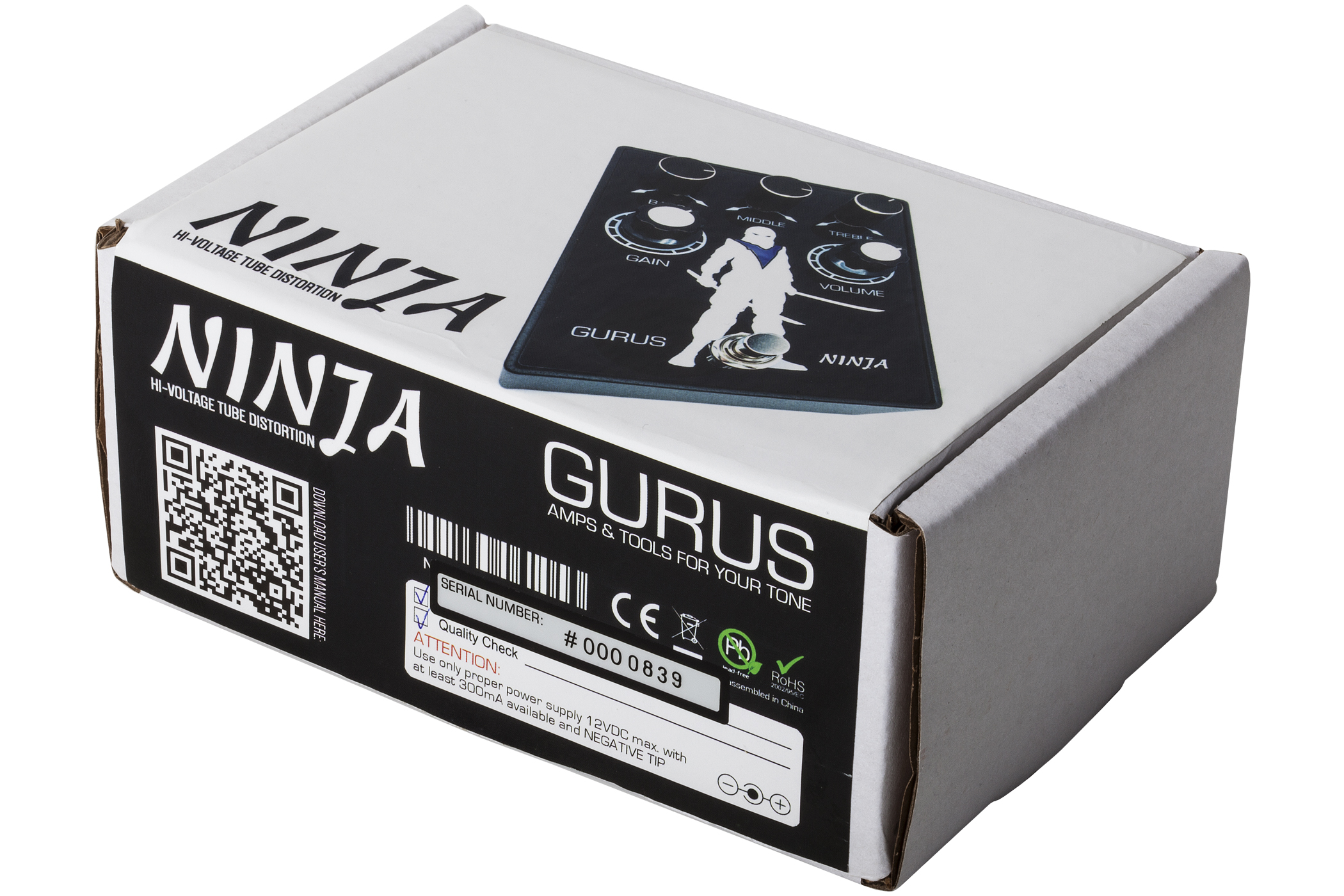 Gurus NINJA (Hi-Voltage TUBE Distortion)