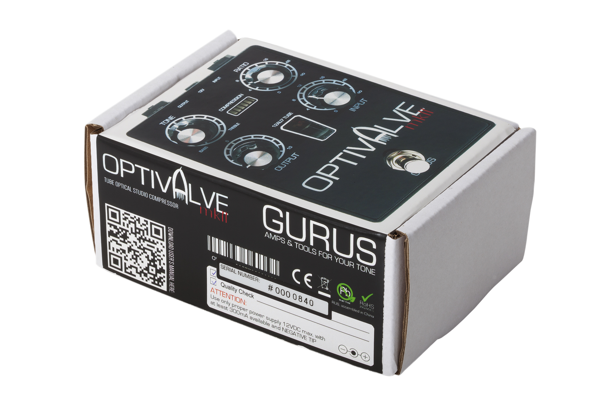 Gurus Optivalve mkII (Tube-Optical Compressor/limiter)