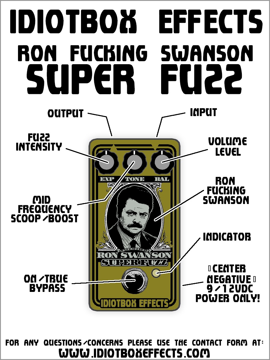 IdiotBox Effects Ron Swanson Super Fuzz