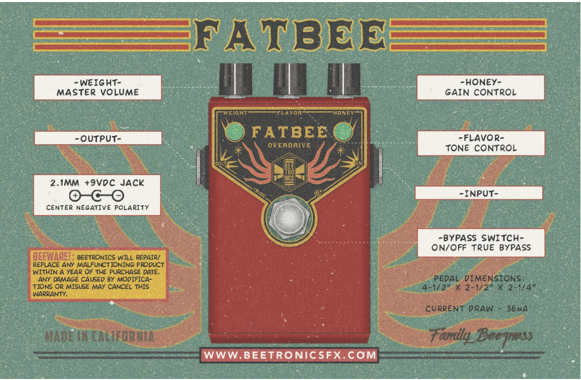 Beetronics FATBEE Overdrive