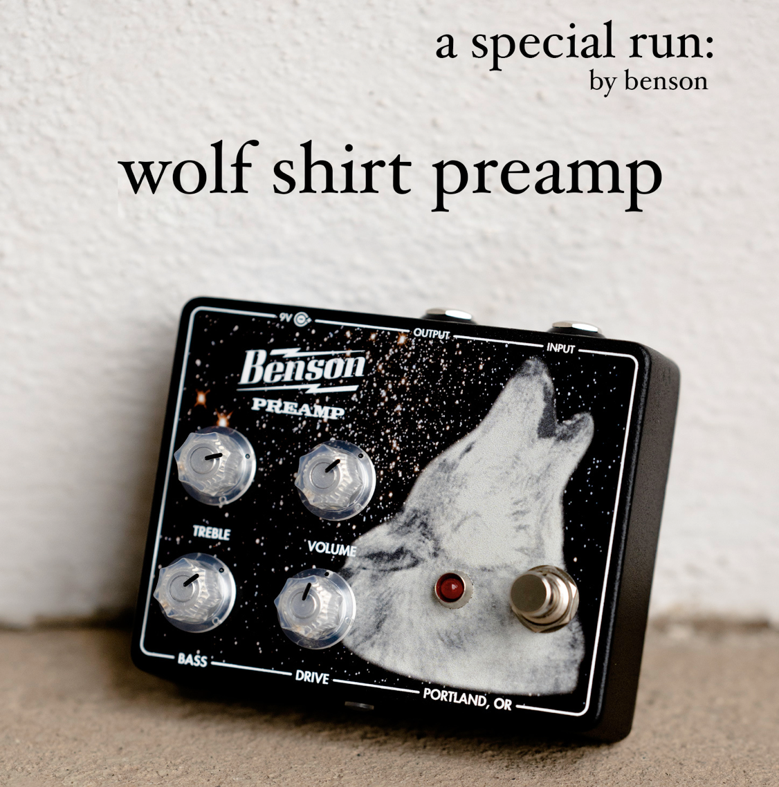 Benson Amps Preamp (Wolf Shirt Finish)