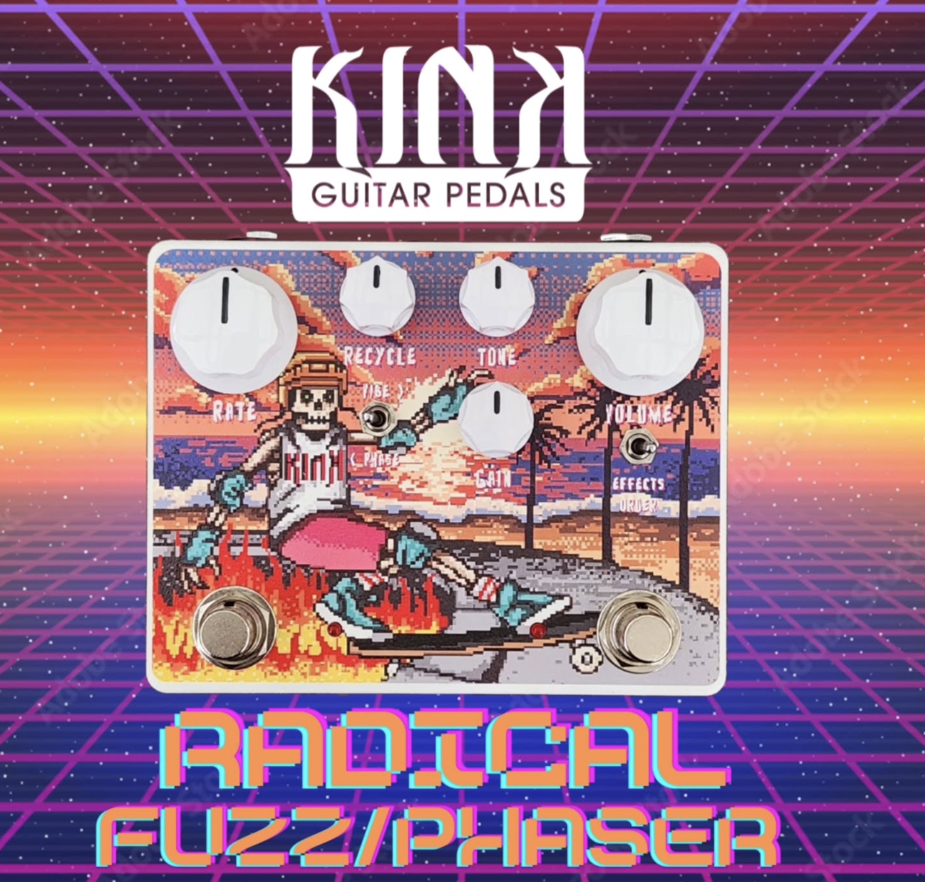 Kink Pedals Radical Fuzz / Phaser