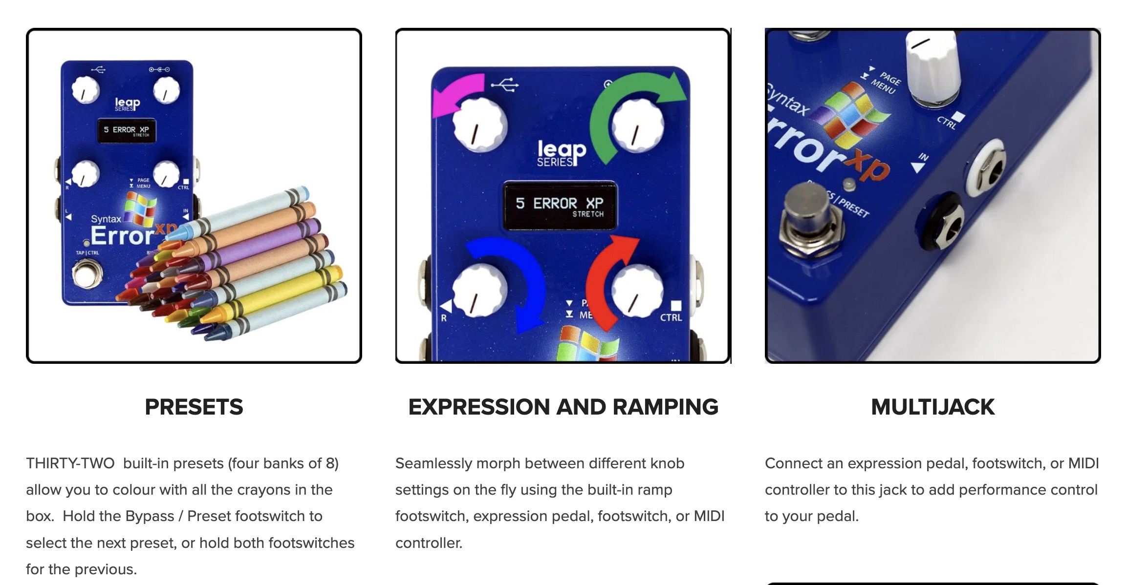 Alexander Pedals Syntax Error XP 
