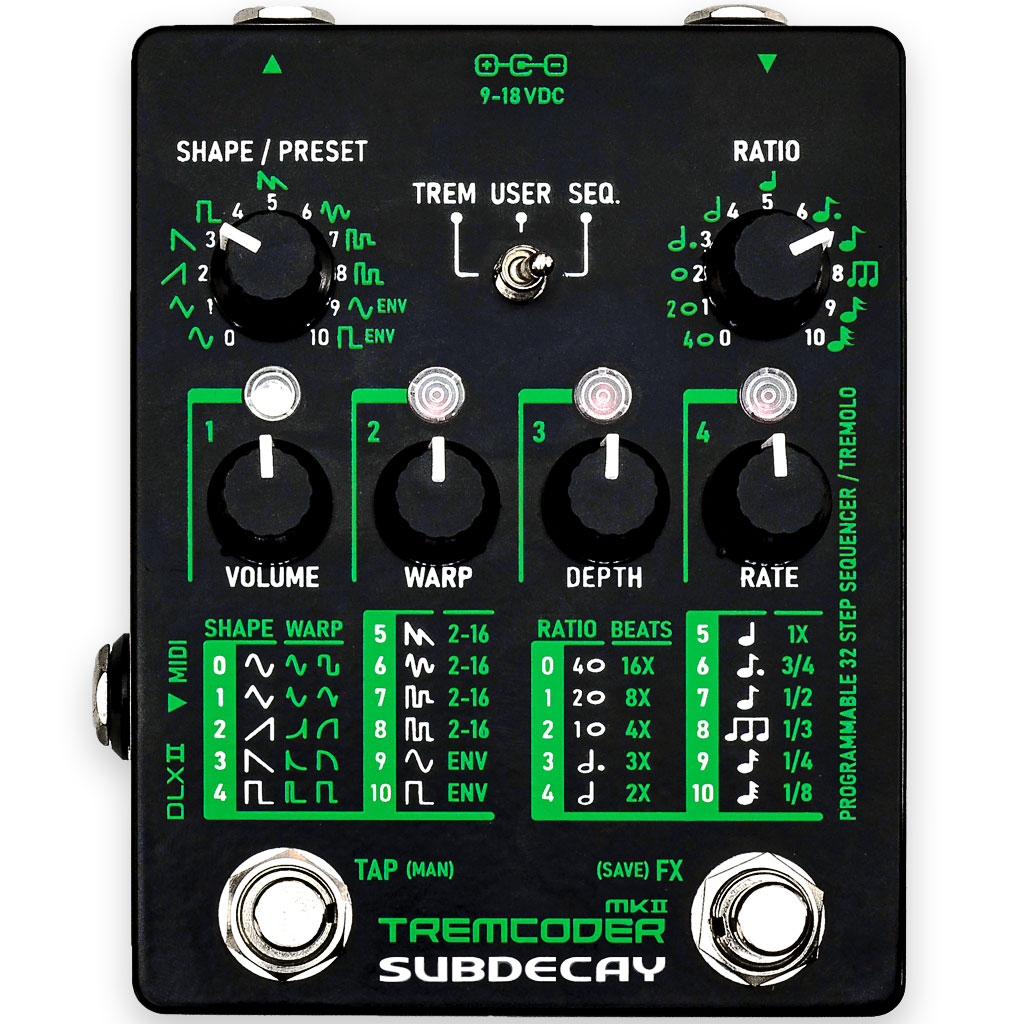 Subdecay TremCoder 2 – Tremolo Sequencer