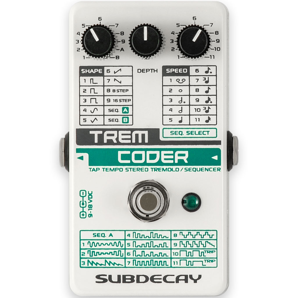 Subdecay TremCoder – Tremolo / Sequencer