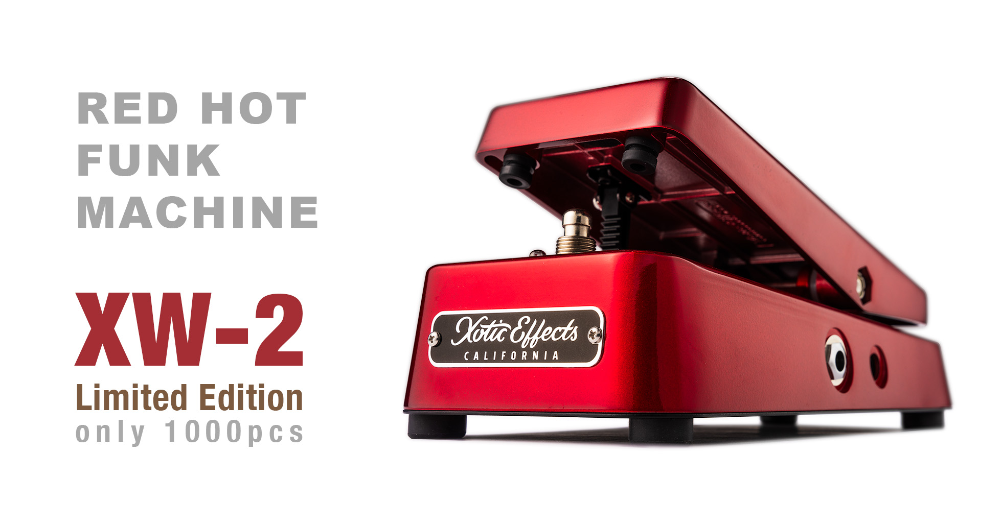 Xotic Pedals Wah XW-2 (Limited Edition Candy Apple Red)