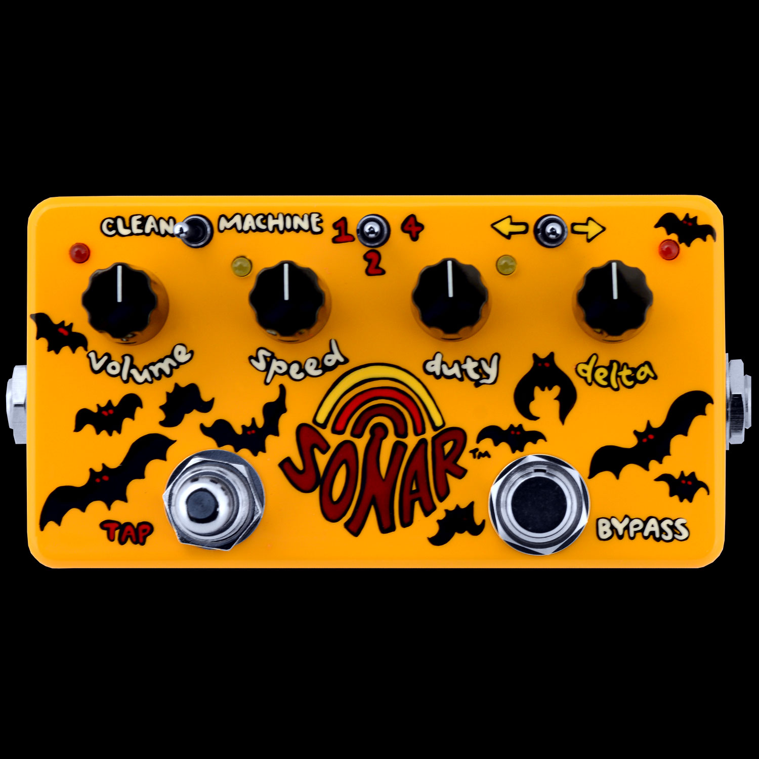 ZVEX Effects Sonar Tap-Tempo Tremolo (Hand-Painted)
