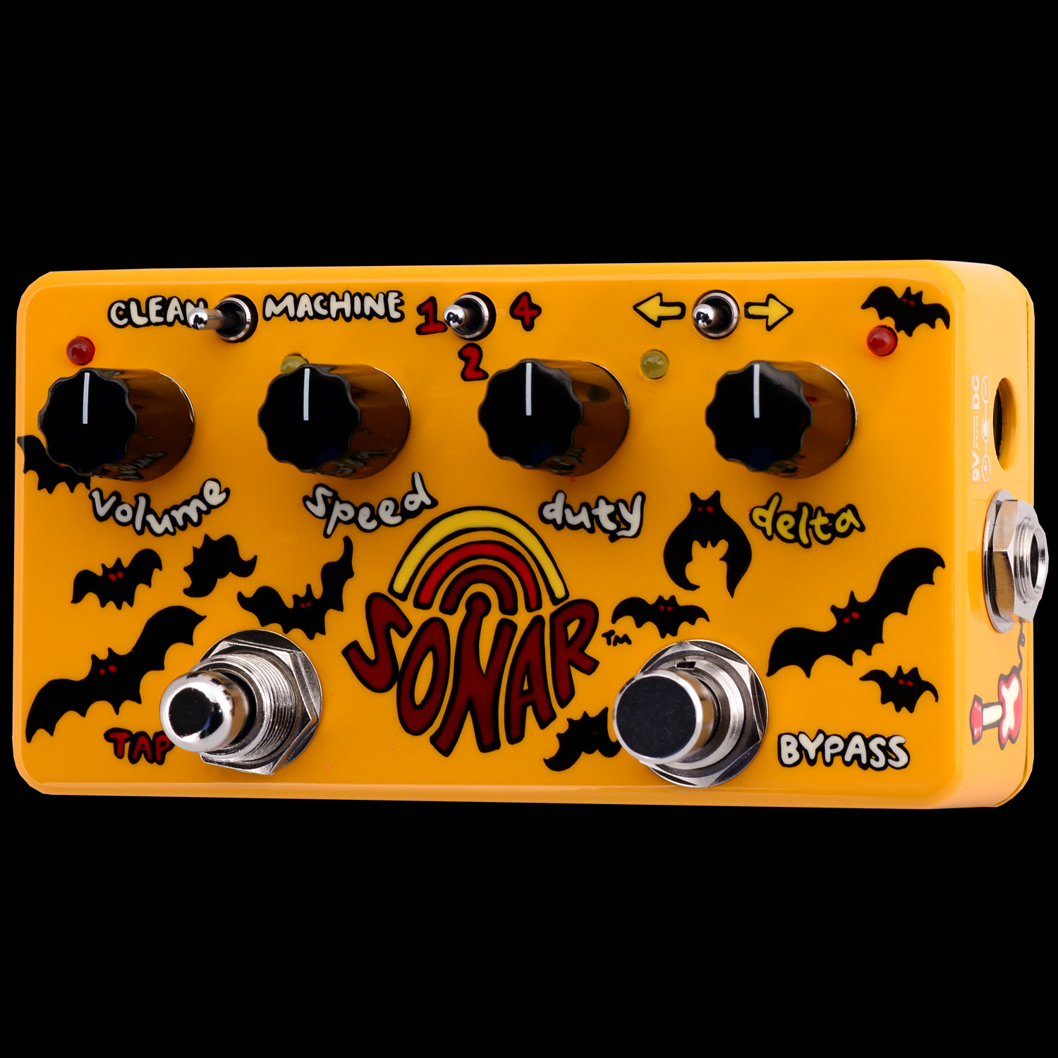 ZVEX Effects Sonar Tap-Tempo Tremolo (Hand-Painted)