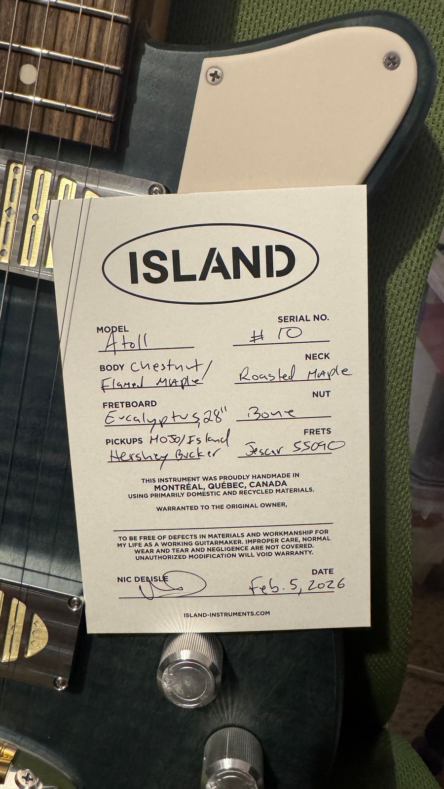 Island Instruments Atoll Short Baritone