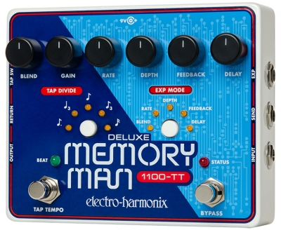 Electro-Harmonix Deluxe Memory Man 1100-TT Analog Delay with Tap Temp