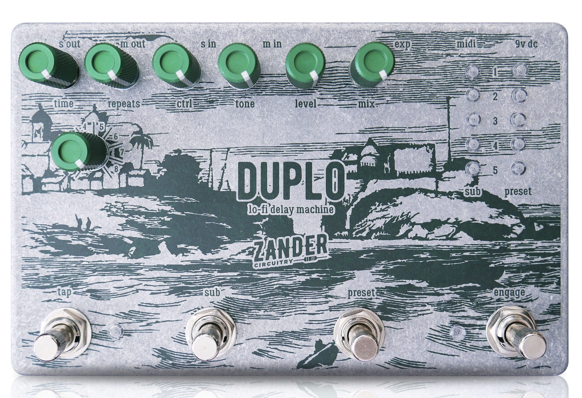Zander Circuitry Duplo lo-fi delay machine