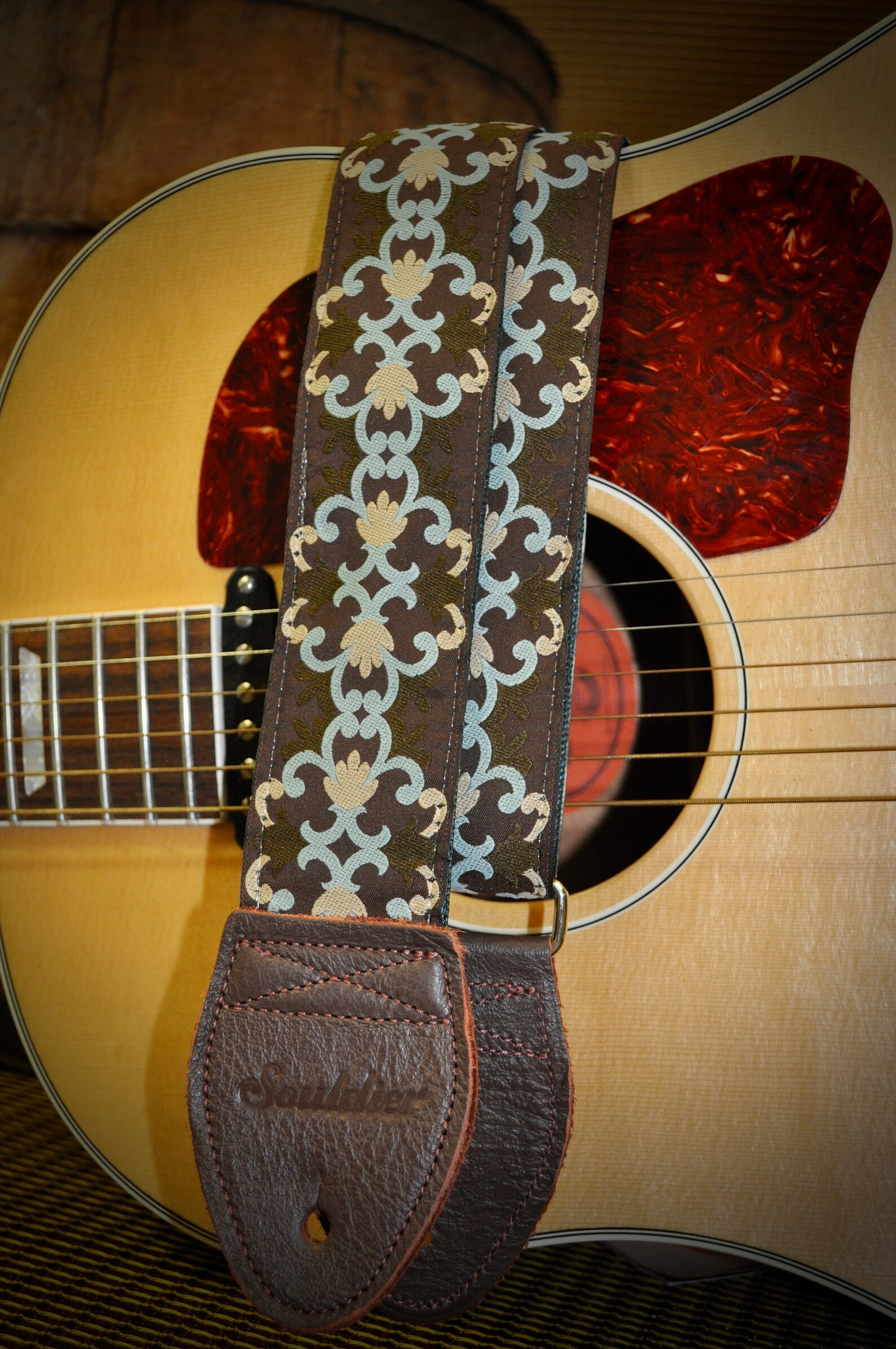 Souldier- Brighton Brown Guitar Strap