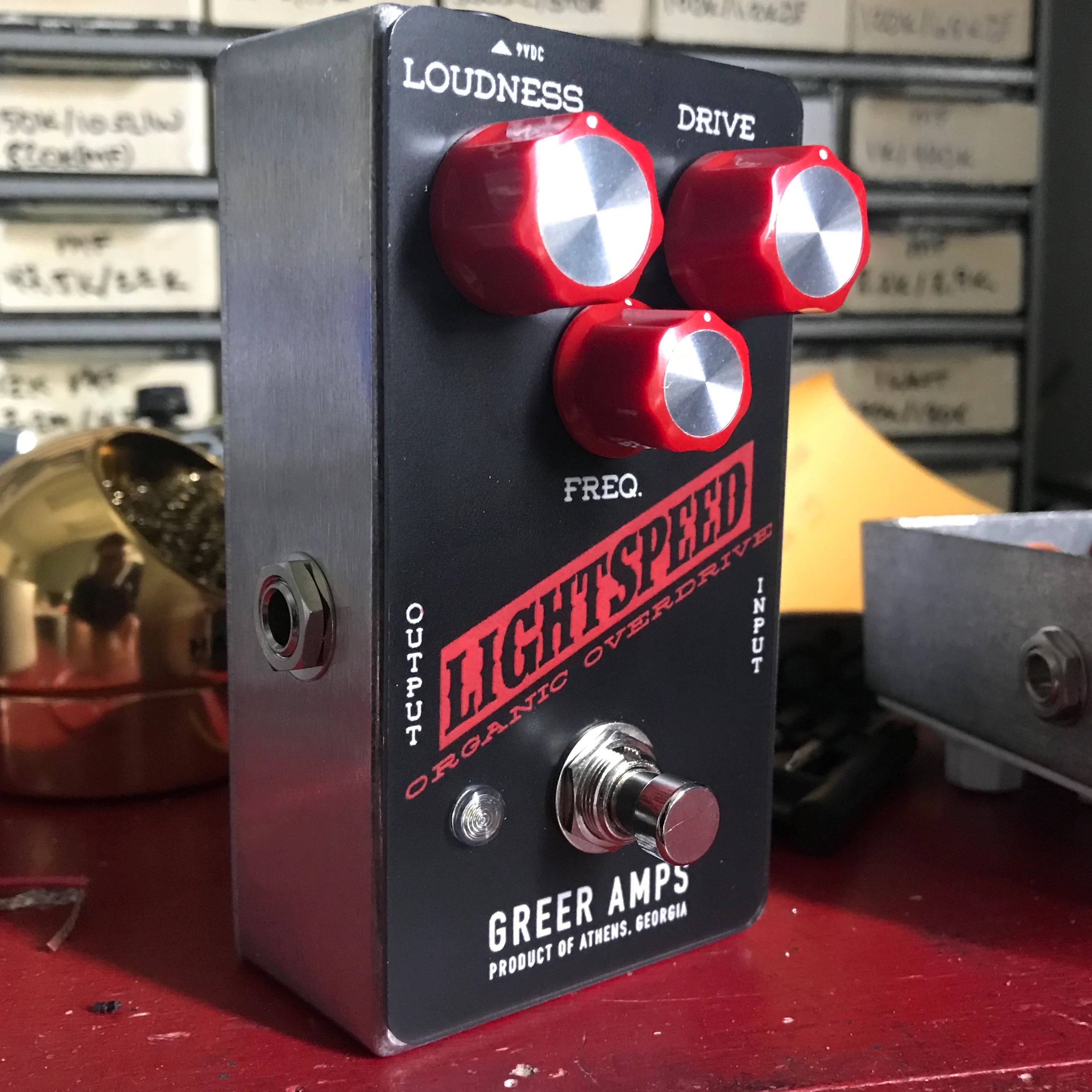 Greer Amps Lightspeed Organic Overdrive (Limited Edition - Game Day Black Colorway)