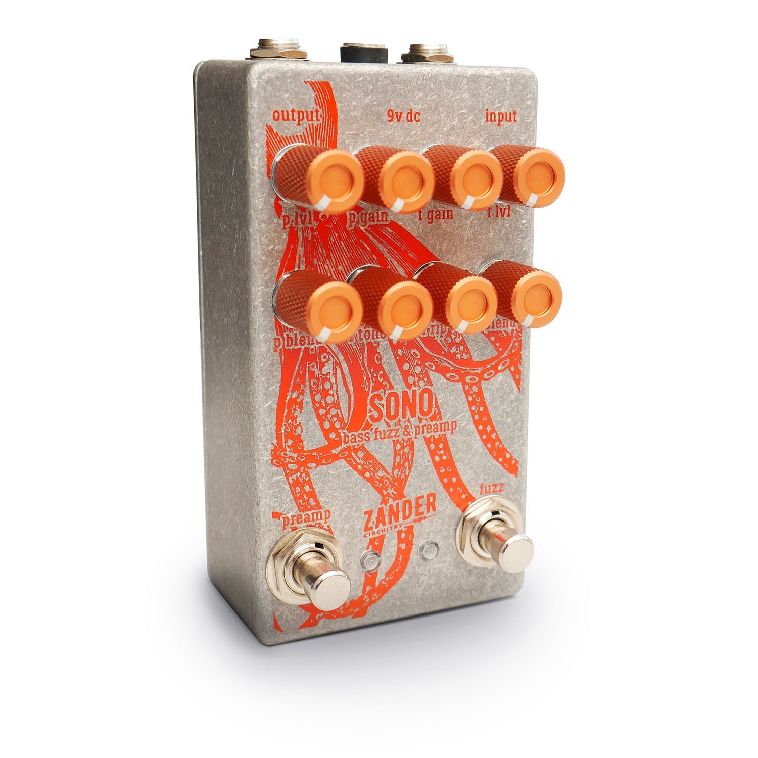 Zander Circuitry Sono bass fuzz & preamp V2