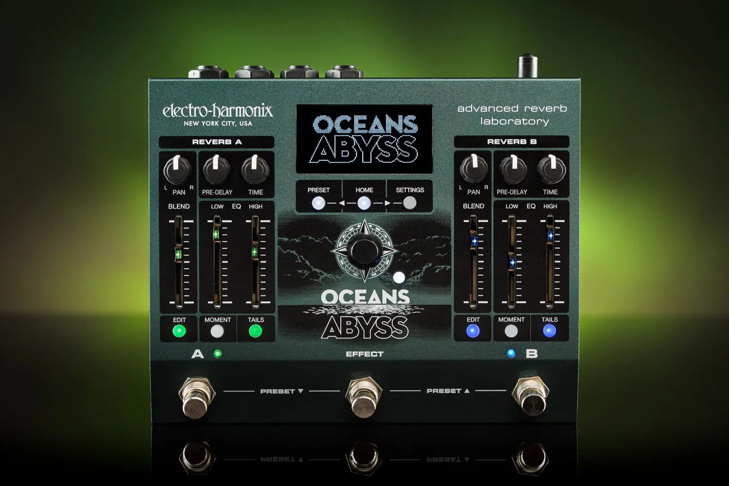 Electro-Harmonix Oceans Abyss Advanced Reverb Laboratory 