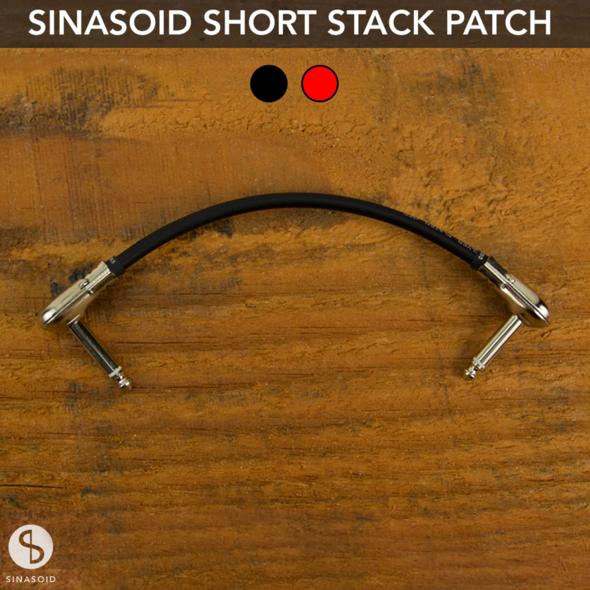 SHORT STACK PATCH CABLE 10" / Black