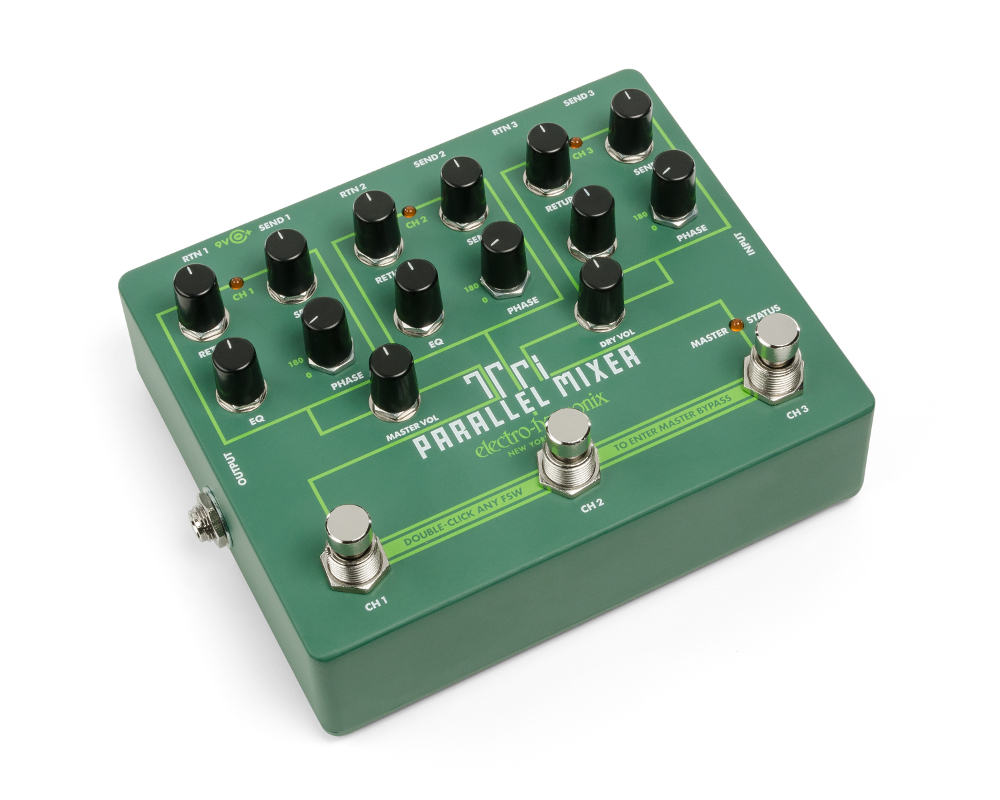 Electro-Harmonix Tri Parallel Mixer Effects Loop Mixer/Switcher